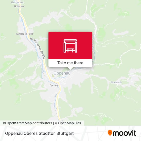 Oppenau Oberes Stadttor map