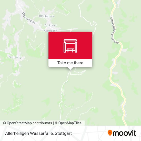 Allerheiligen Wasserfälle map