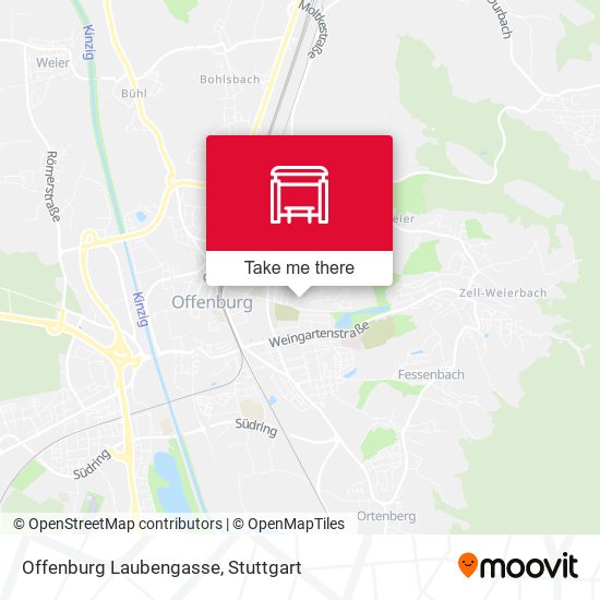 Карта Offenburg Laubengasse