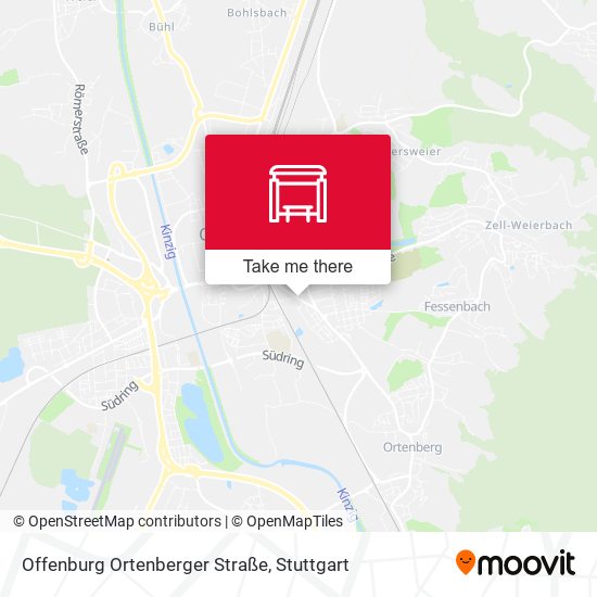 Offenburg Ortenberger Straße map