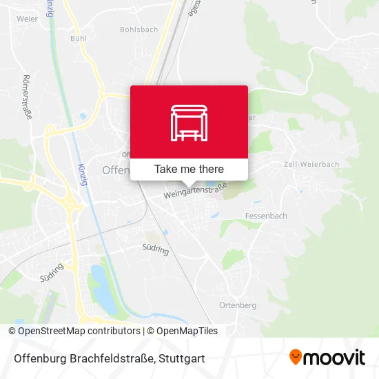 Карта Offenburg Brachfeldstraße
