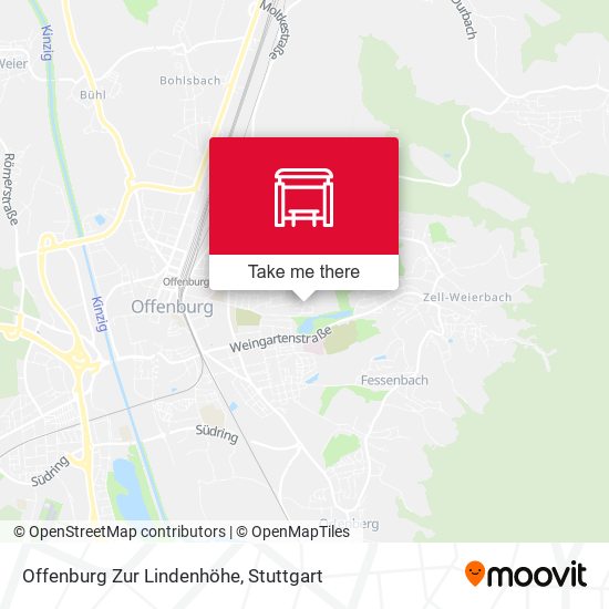 Карта Offenburg Zur Lindenhöhe