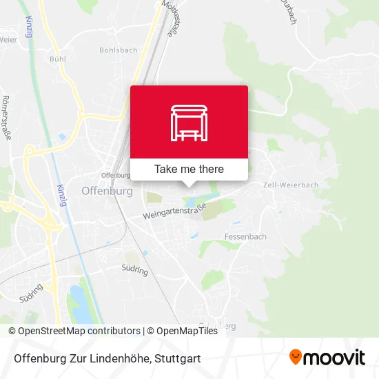 Карта Offenburg Zur Lindenhöhe