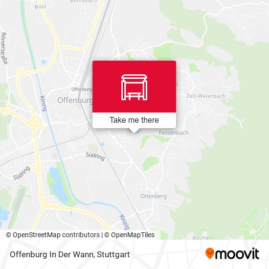 Offenburg In Der Wann map