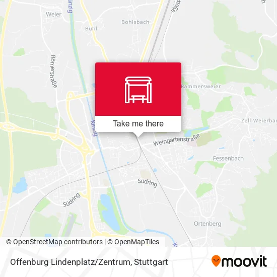 Карта Offenburg Lindenplatz/Zentrum
