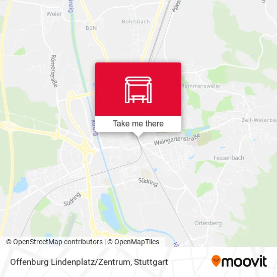 Карта Offenburg Lindenplatz/Zentrum