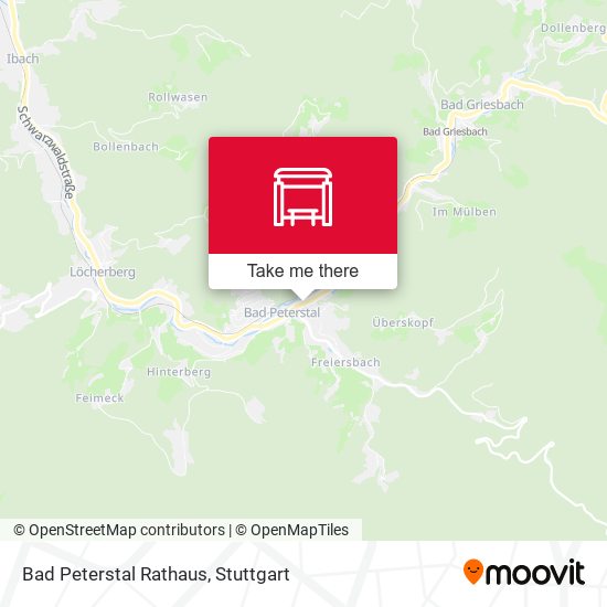 Bad Peterstal Rathaus map