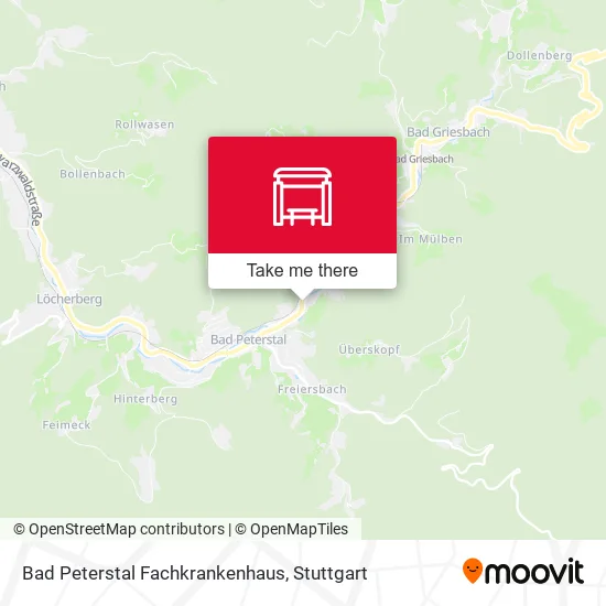 Карта Bad Peterstal Fachkrankenhaus