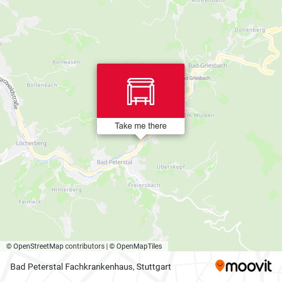 Bad Peterstal Fachkrankenhaus map