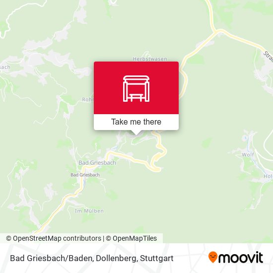 Bad Griesbach / Baden, Dollenberg map