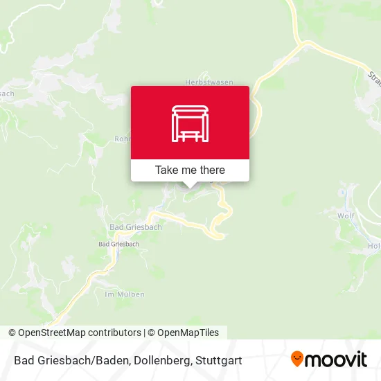 Карта Bad Griesbach / Baden, Dollenberg