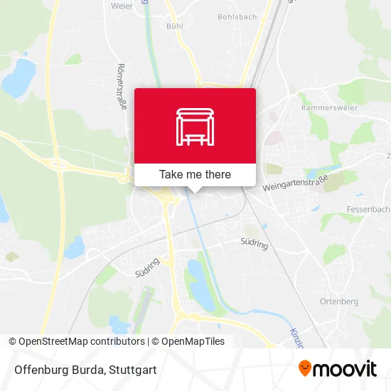 Карта Offenburg Burda