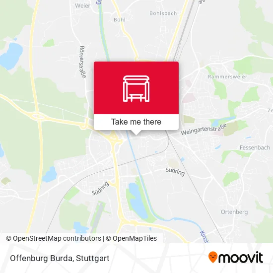 Карта Offenburg Burda