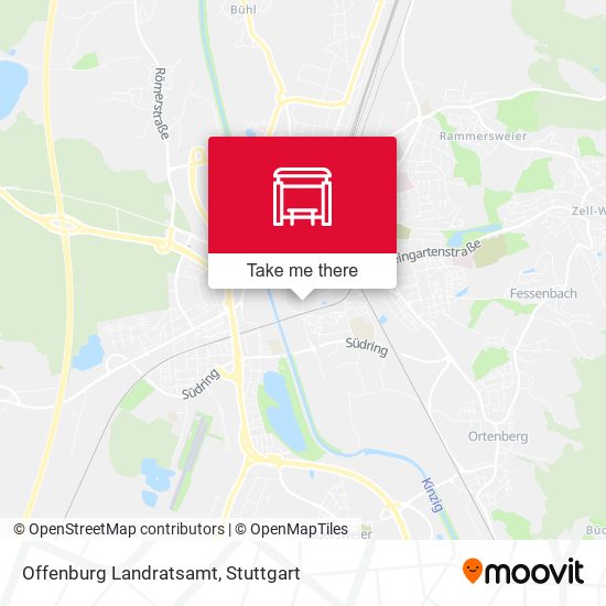 Offenburg Landratsamt map