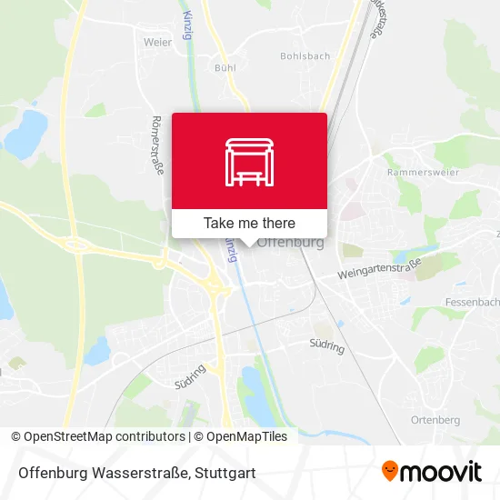 Карта Offenburg Wasserstraße