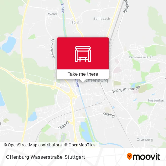 Карта Offenburg Wasserstraße