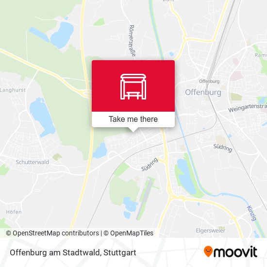 Offenburg am Stadtwald map