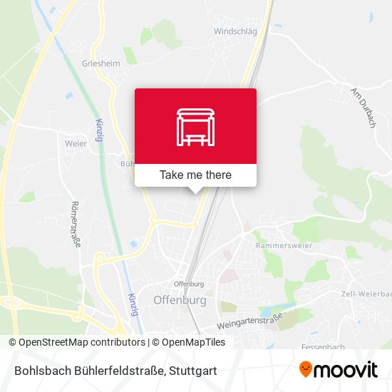 Bohlsbach Bühlerfeldstraße map