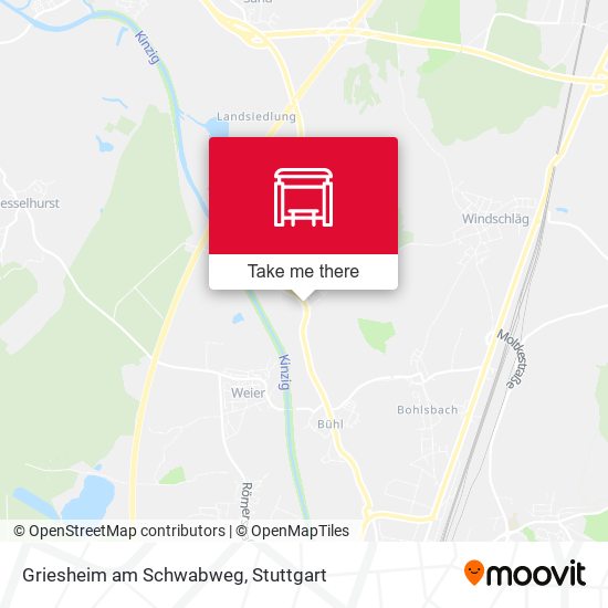 Карта Griesheim am Schwabweg