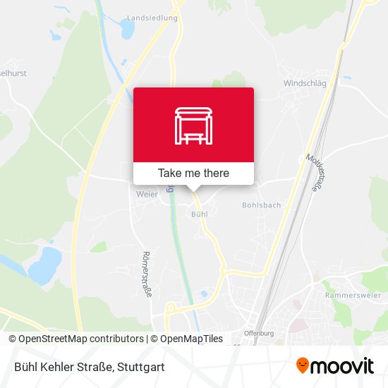 Карта Bühl Kehler Straße