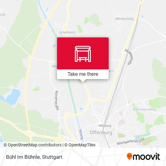 Карта Bühl Im Bühnle