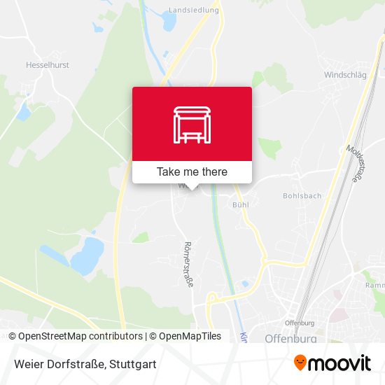 Карта Weier Dorfstraße