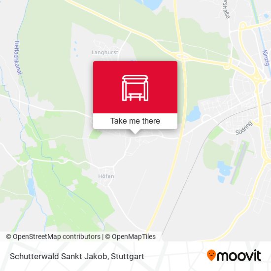 Schutterwald Sankt Jakob map