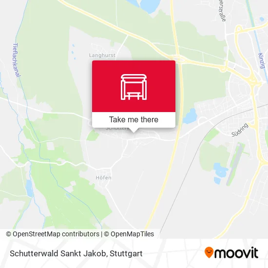 Карта Schutterwald Sankt Jakob