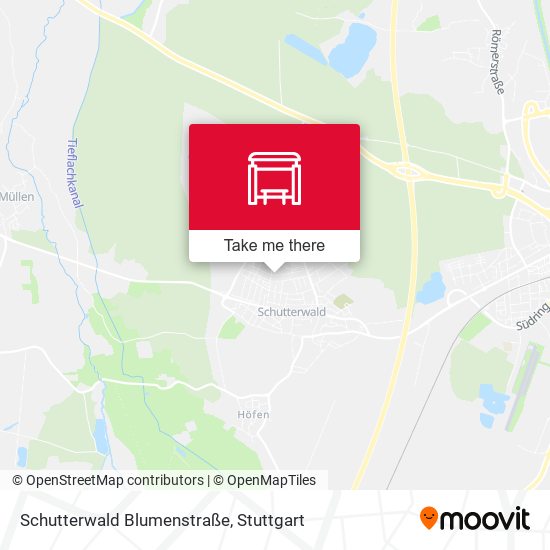 Карта Schutterwald Blumenstraße