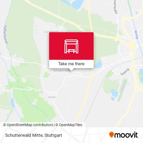 Карта Schutterwald Mitte