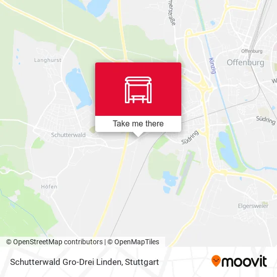 Карта Schutterwald Gro-Drei Linden