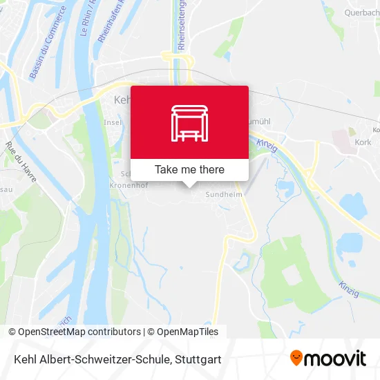 Карта Kehl Albert-Schweitzer-Schule