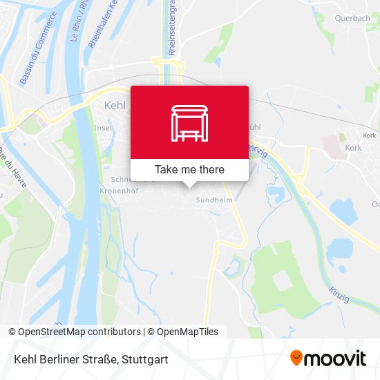 Kehl Berliner Straße map