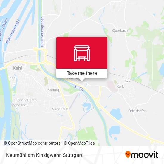 Neumühl am Kinzigwehr map