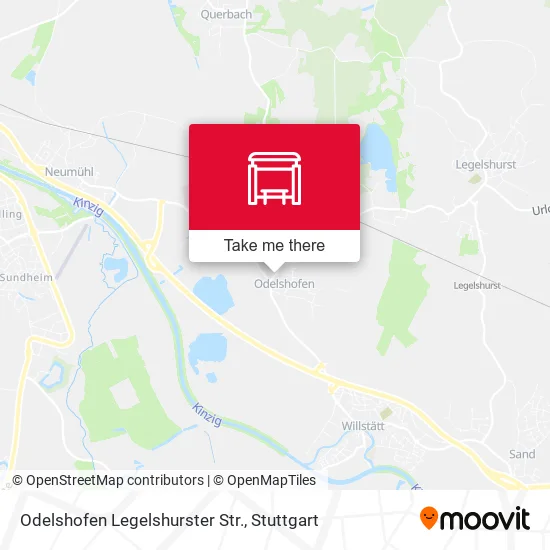 Карта Odelshofen Legelshurster Str.