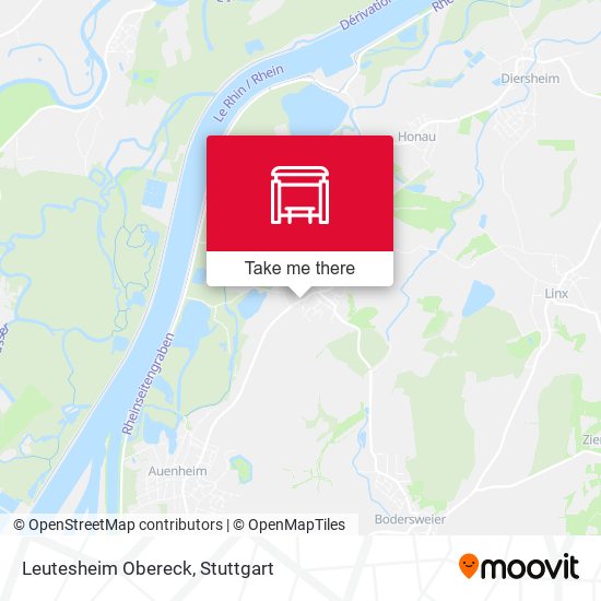 Карта Leutesheim Obereck