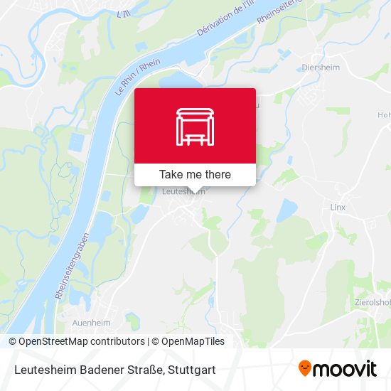 Leutesheim Badener Straße map