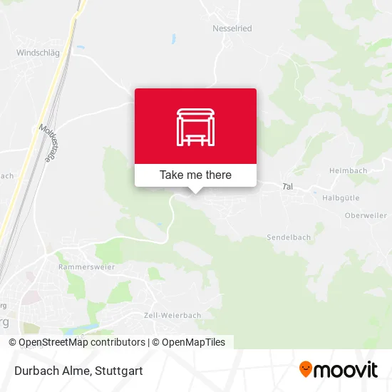 Карта Durbach Alme