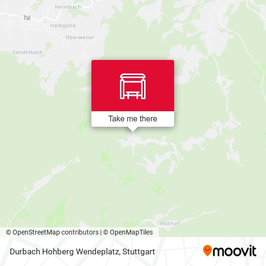 Durbach Hohberg Wendeplatz map