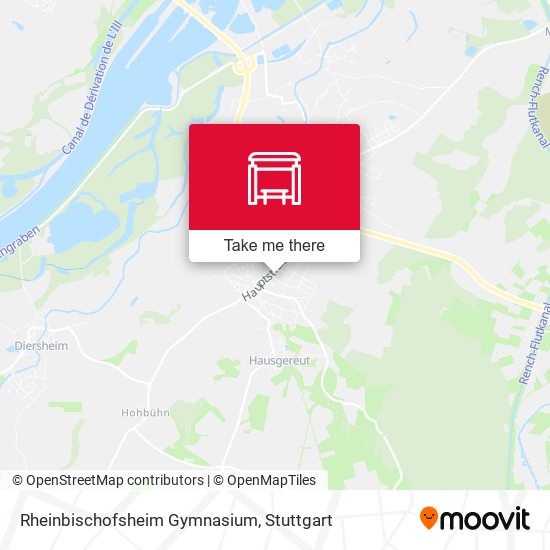 Rheinbischofsheim Gymnasium map