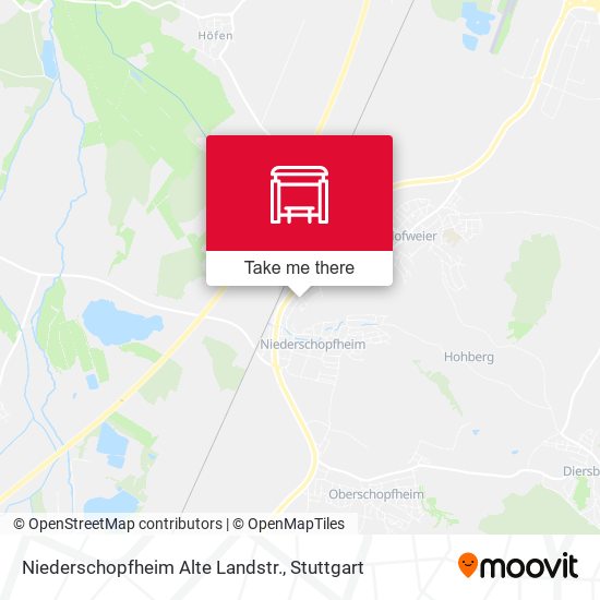 Карта Niederschopfheim Alte Landstr.