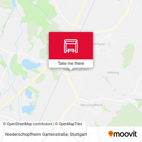 Niederschopfheim Gartenstraße map