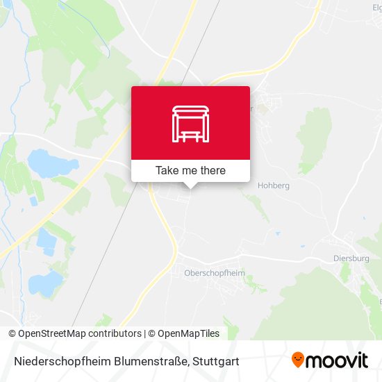 Niederschopfheim Blumenstraße map