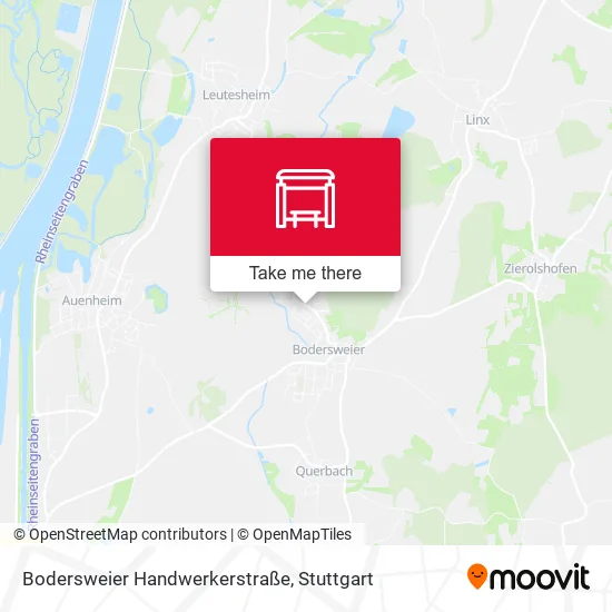 Карта Bodersweier Handwerkerstraße
