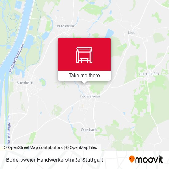Карта Bodersweier Handwerkerstraße