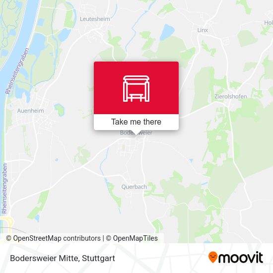 Карта Bodersweier Mitte
