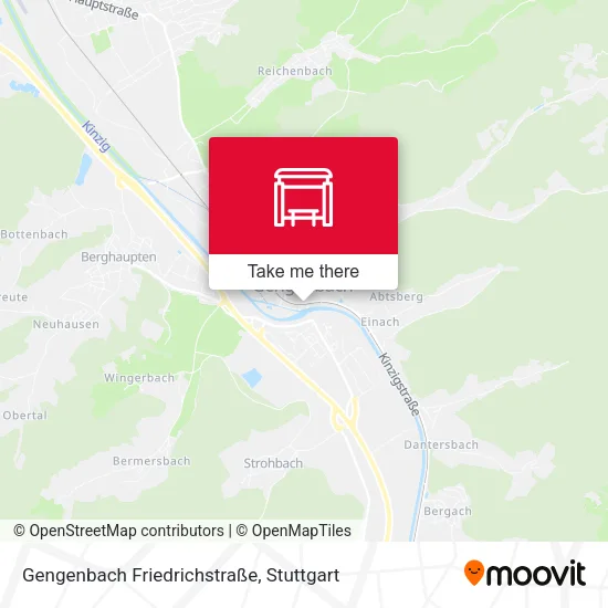 Карта Gengenbach Friedrichstraße