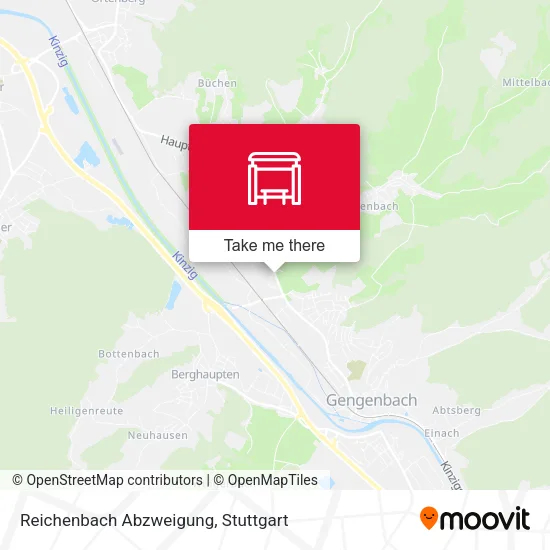Reichenbach Abzweigung map