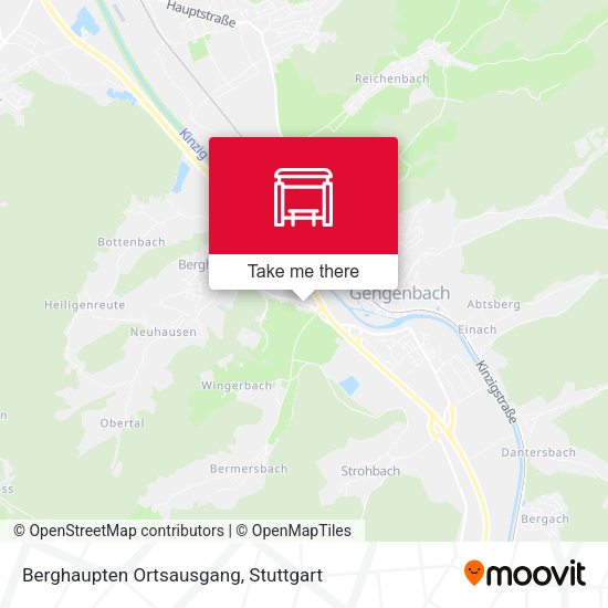 Berghaupten Ortsausgang map