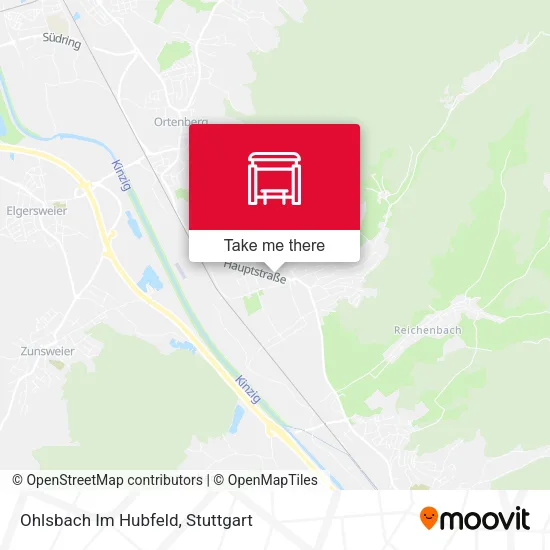 Карта Ohlsbach Im Hubfeld